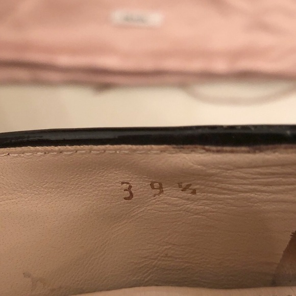 TRD Prada Black Patent Leather Bow Ballet Flats - Picture 7 of 8